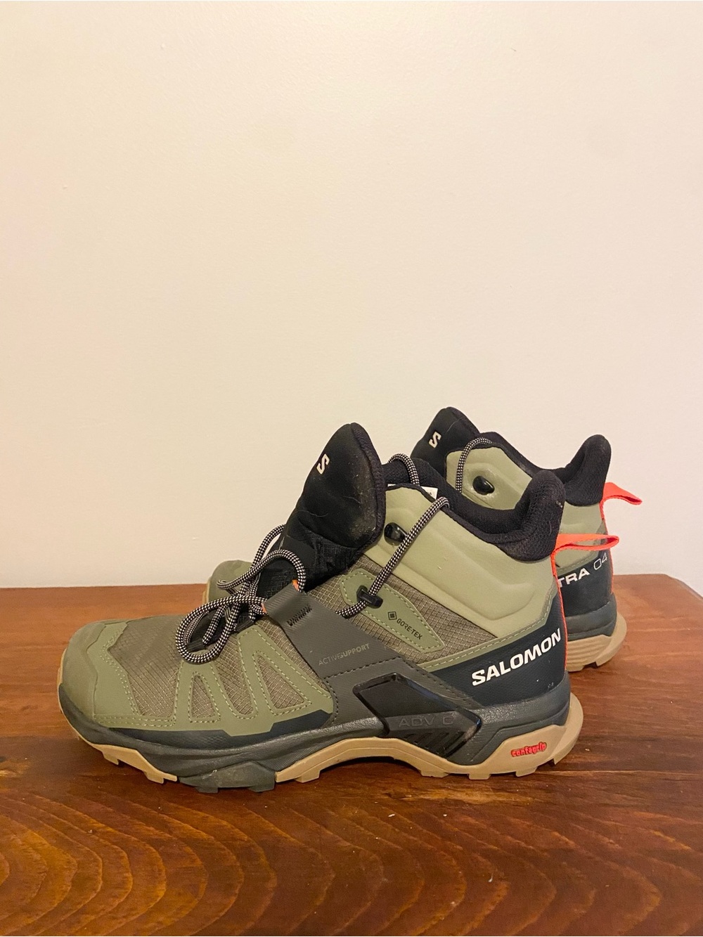 Salomon Olive Green and Black Hiking Winter Water Resistant Trail Boots